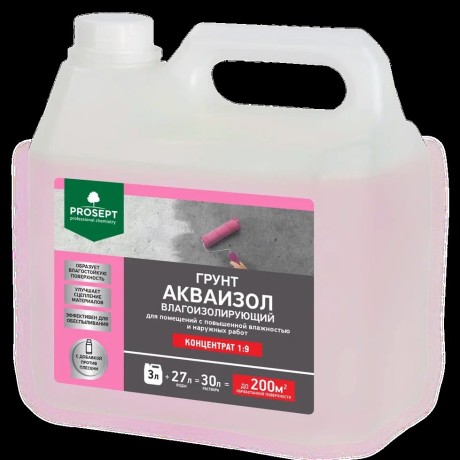 Грунт влагоизолирующий Prosept Акваизол
