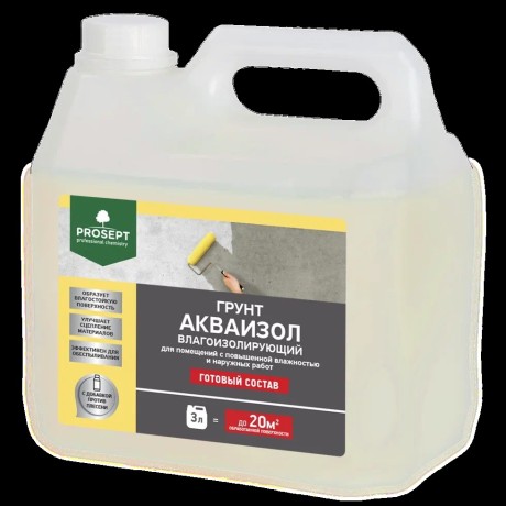 Грунт влагоизолирующий Prosept Акваизол