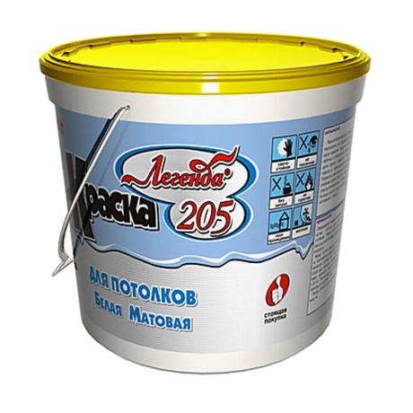 Краска латексная Finlux Classic-205 для потолков