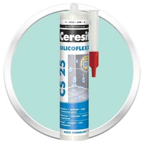 Затирка-герметик цветная силиконовая Ceresit CS 25