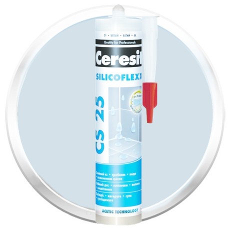Затирка-герметик цветная силиконовая Ceresit CS 25