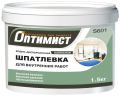 Шпатлевка Оптимист S601 латексная
