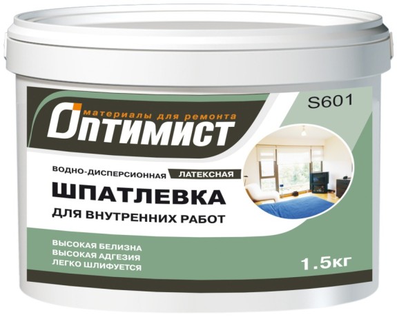 Шпатлевка Оптимист S601 латексная