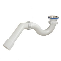 Сифон для душевого поддона 1-1/2" х 40, "S" тип, с переходной трубой 45° 40х40/50 мм Orio