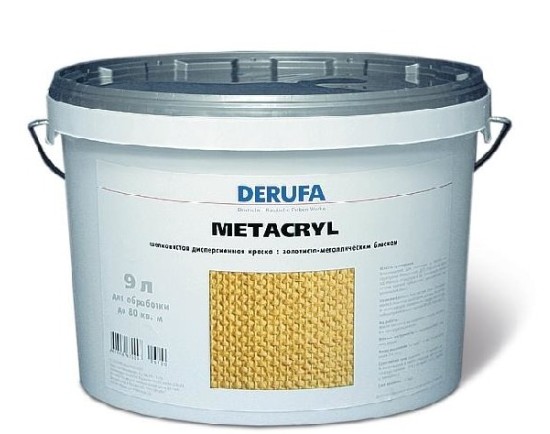 Краска декоративная Derufa Metacryl