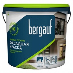 Краска водно-дисперсионная акриловая для фасадных работ Bergauf Mineral