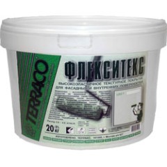 Штукатурка структурная Terraco Флекситекс