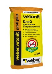 Клей для плитки Вебер Ветонит Profi Plus
