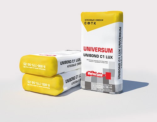 Клей плиточный Universum Unibond C1 LUX