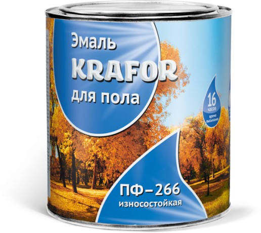 Эмаль для пола Krafor ПФ-266