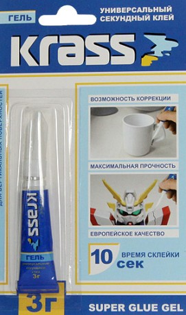 Клей Krass секундный гель