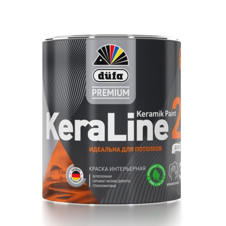 Краска для потолков Dufa Premium KeraLine Keramik Paint 2