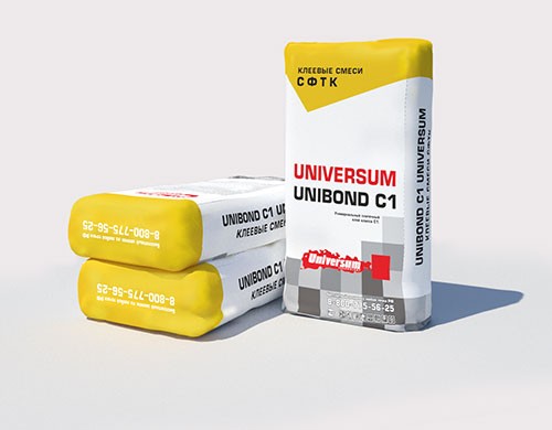 Клей плиточный Universum Unibond C1