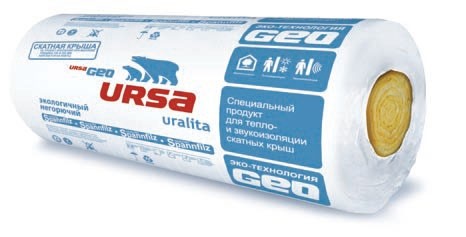 Материал теплоизоляционный Ursa Geo Скатная крыша