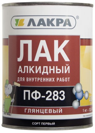 Лак алкидный ПФ-283 Лакра