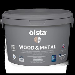 Краска по дереву и металлу Olsta Wood &amp; Metal