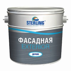 Краска фасадная для деревянных поверхностей Sterling ЭКстериор ВД-АК-112