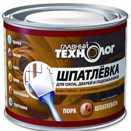 Шпатлёвка для окон, дверей и подоконников Главный технолог