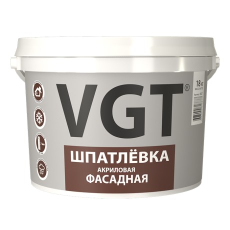 Шпатлевка фасадная акриловая ВГТ