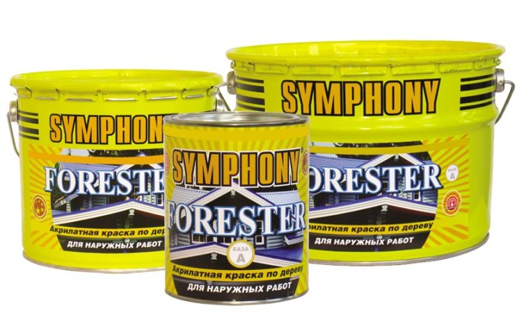 Краска для деревянных фасадов Symphony Forester