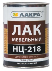 Лак мебельный НЦ-218 Лакра