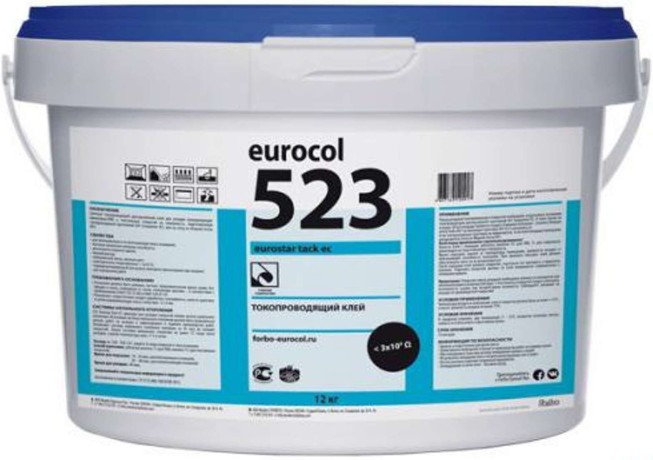 Клей токопроводящий Forbo 523 Eurostar Tex Tack EL