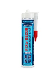 Клей монтажный «жидкие гвозди» Donewell Fix-N-Decor акриловый морозостойкий