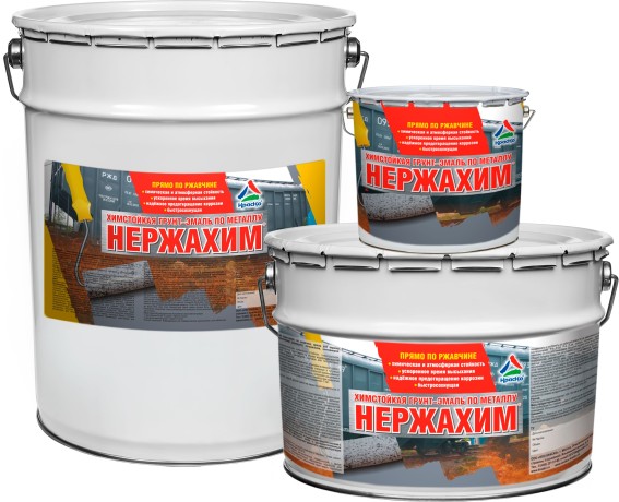 Грунт-эмаль по металлу Краско Нержахим