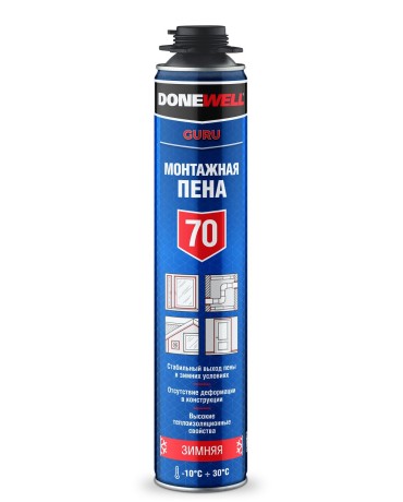 Пена монтажная профессиональная зимняя Donewell 70