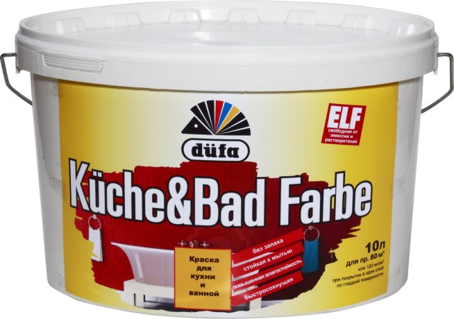 Краска воднодисперсионная Dufa Kuche & Bad Farbe