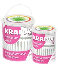 Эмаль акриловая для радиаторов Krafor