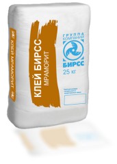 Клей для мрамора и керамогранита Бирсс Мраморит белый