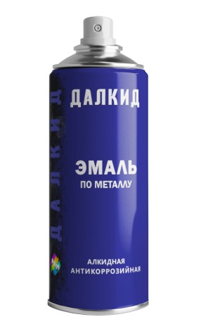 Краска аэрозольная по металлу ЛКМ Торг Далкид 2 в 1