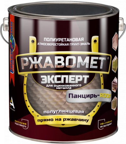 Грунт-эмаль Красковия Ржавомет Эксперт Панцирь Roof