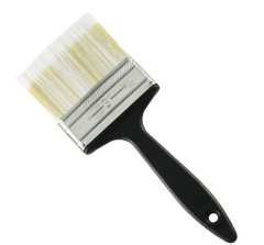 Кисть тонкая, плоская, искусственная щетина Кедр 2,5&quot;