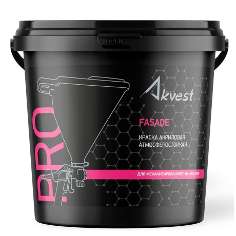 Краска фасадная акриловая Аквест Fasade Pro