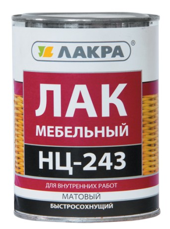 Лак мебельный НЦ-243 Лакра