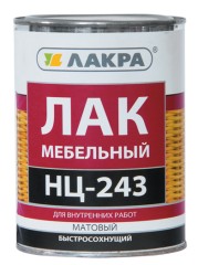 Лак мебельный НЦ-243 Лакра