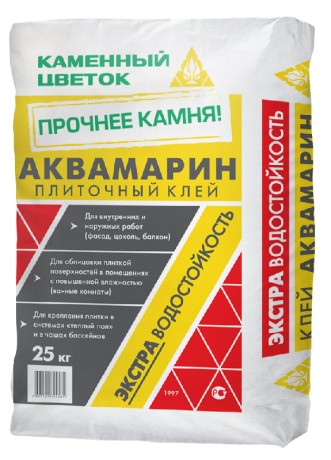 Клей для плитки Каменный цветок Аквамирин