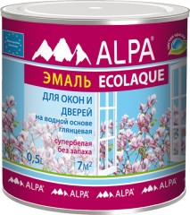 Эмаль для окон и дверей Alpa Ecolaque