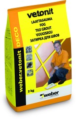Затирка для плитки Вебер Ветонит Deco