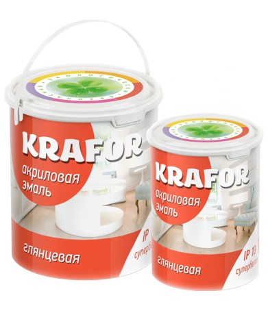 Эмаль акриловая Krafor