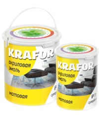 Эмаль акриловая Krafor