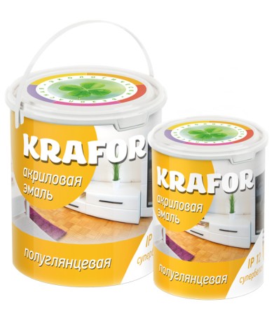 Эмаль акриловая Krafor
