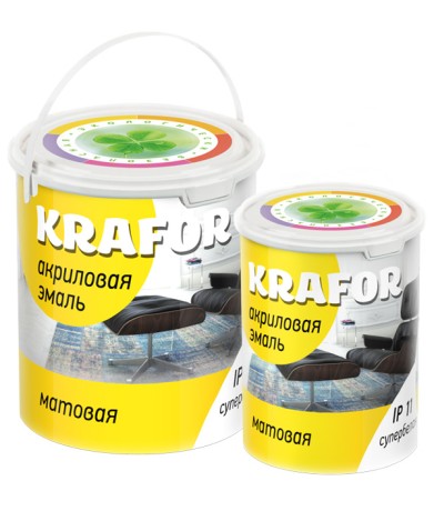 Эмаль акриловая Krafor