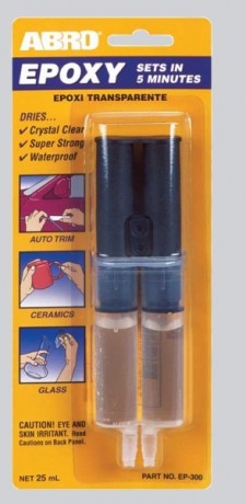 Клей эпоксидный в шприце Abro EP-300