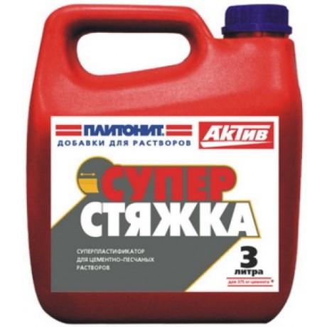 Пластификатор для стяжек Плитонит Актив Супер Стяжка