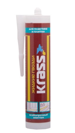 Клей монтажный [жидкие гвозди] Krass для пластика и плитки