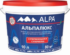 Краска для стен и потолков Alpa Alpalux