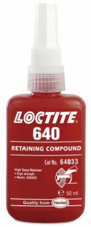 Фиксатор вал-втулочный высокотемпературный медленный Loctite 640